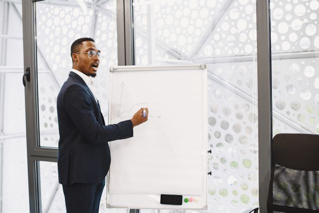 https://www.pexels.com/photo/businessman-presenting-on-a-flipchart-in-an-office-6285120/