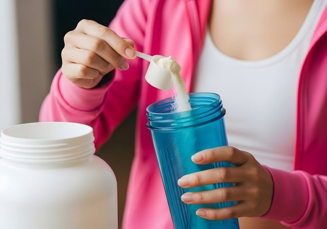 small-vecteezy_a-woman-is-holding-a-bottle-of-protein-powder_78356895_small https://www.vecteezy.com/photo/78356895-a-woman-is-holding-a-bottle-of-protein-powder