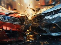 What Happens When Both Drivers Are Partly at Fault in a Car Accident? https://www.vecteezy.com/photo/42665504-ai-generated-crash-of-two-cars-close-up-road-accident-concept-generative-ai