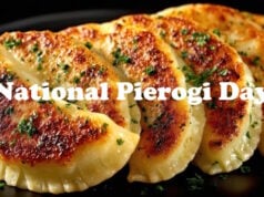 At Every Pittsburgh Pirates Home Game Six Pierogi Costume-Wearing Runners Hold A Pierogi Race https://www.vecteezy.com/photo/68050900-delicious-potato-dumplings-with-parsley-golden-and-crispy