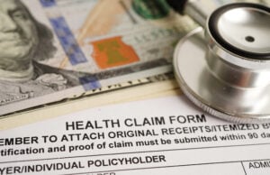 The Cost of Healthcare Is Hitting America Where It Hurts: The Wallet https://www.vecteezy.com/photo/10848888-health-claim-form-with-stethoscope-and-us-dollar-banknotes-insurance-accident-medical-concept