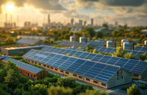 Why Energy Resilience Matters and How Businesses Can Achieve It https://www.vecteezy.com/photo/49686807-modern-farm-buildings-are-using-solar-panels-on-the-roof-to-generate-renewable-energy
