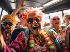 Lifestyle Habits Outweigh Genetics for Reaching 100 Years Old https://www.vecteezy.com/photo/31721386-seniors-enjoying-care-trip-excursion-with-people-having-fun-on-board-of-a-comfy-bus-generative-ai