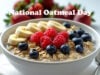 Oatmeal Cookies Are The #1 Non-Cereal Use For Oatmeal, Followed By Meatloaf And Fruit Crisp https://www.vecteezy.com/photo/73455054-warm-oatmeal-in-ceramic-bowl