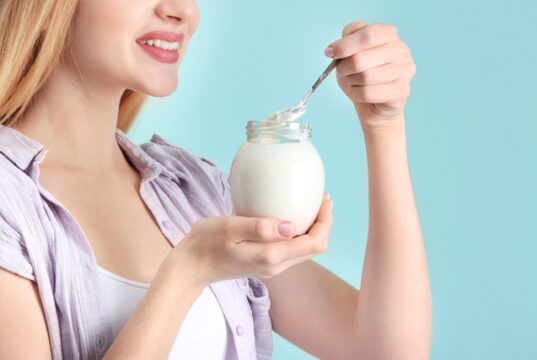 https://www.vecteezy.com/photo/87274346-young-woman-appears-in-with-yogurt-on-color-background-tropical